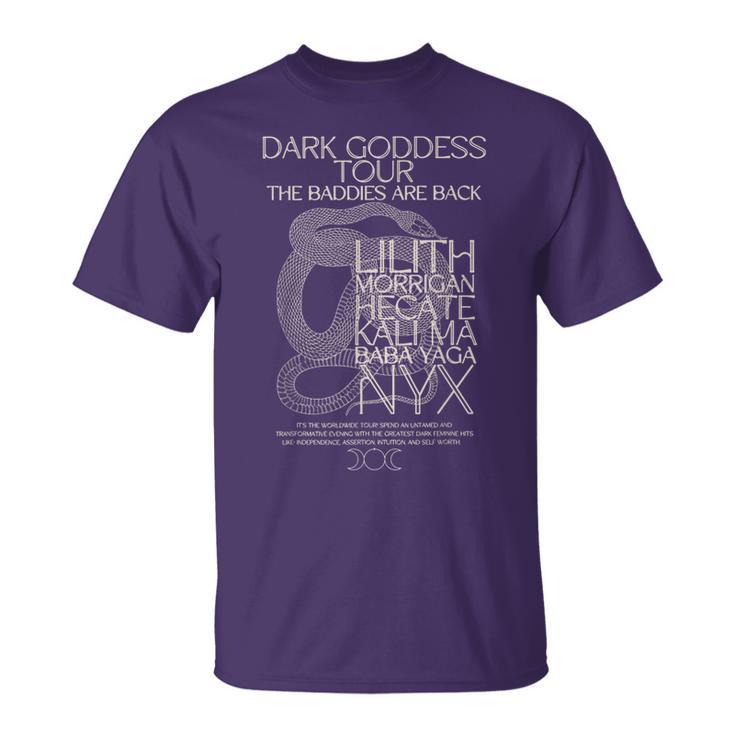 Dark Goddess Tour Nyx Lilith Hecate Morrigan Snake T-Shirt