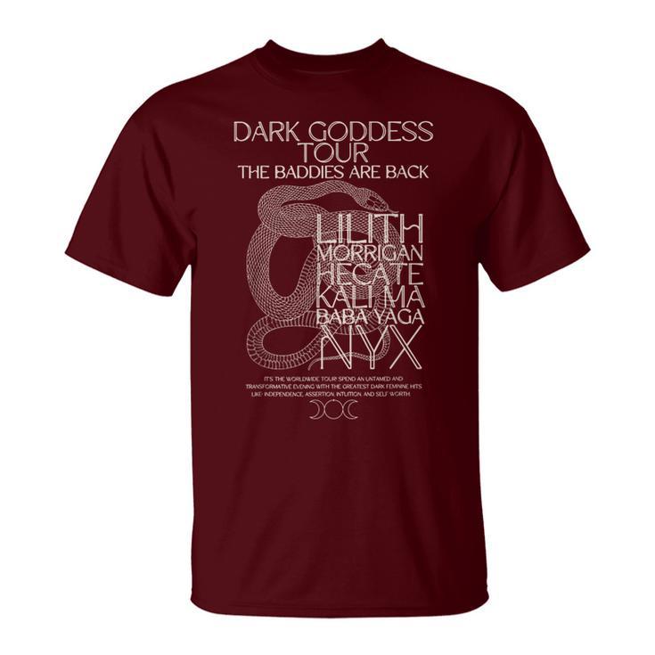 Dark Goddess Tour Nyx Lilith Hecate Morrigan Snake T-Shirt