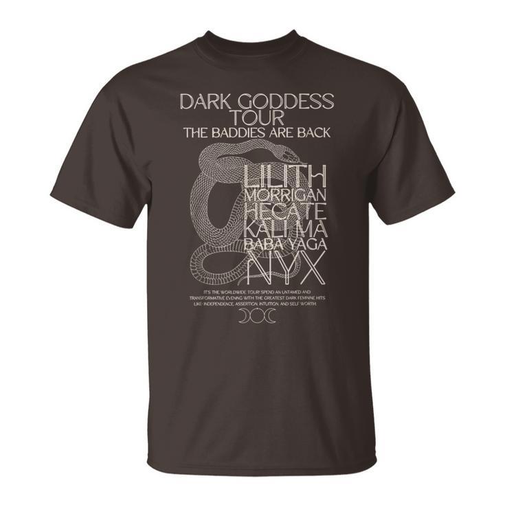 Dark Goddess Tour Nyx Lilith Hecate Morrigan Snake T-Shirt