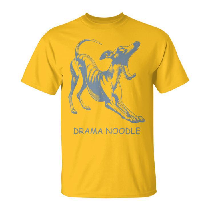 Drama Noodle Iggy Italian Greyhound Dog Lover Whippet T-Shirt