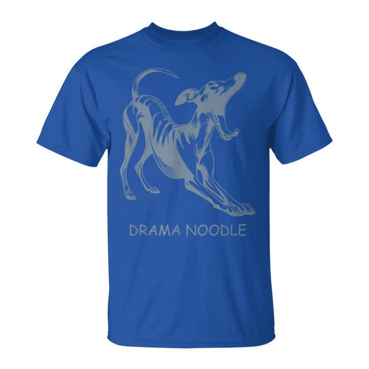 Drama Noodle Iggy Italian Greyhound Dog Lover Whippet T-Shirt