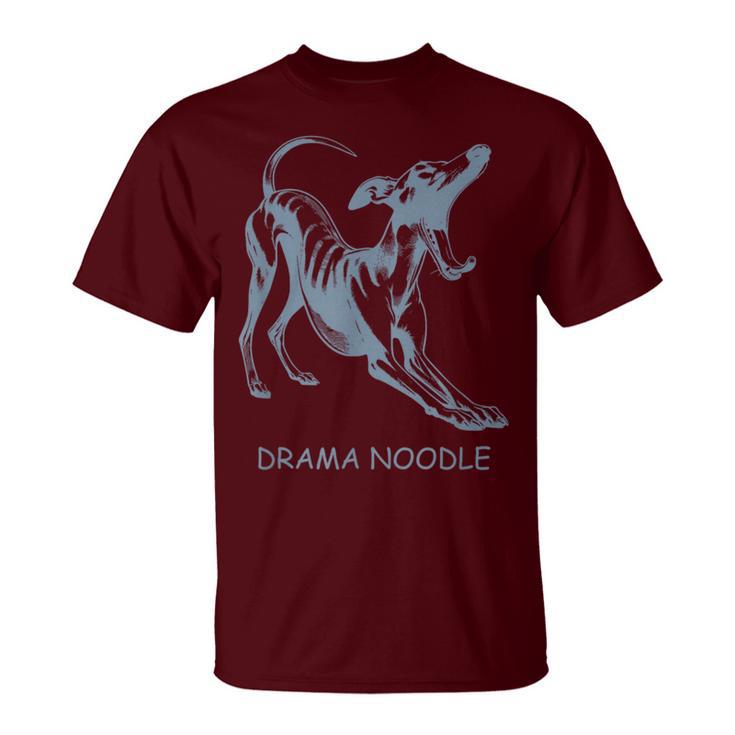 Drama Noodle Iggy Italian Greyhound Dog Lover Whippet T-Shirt