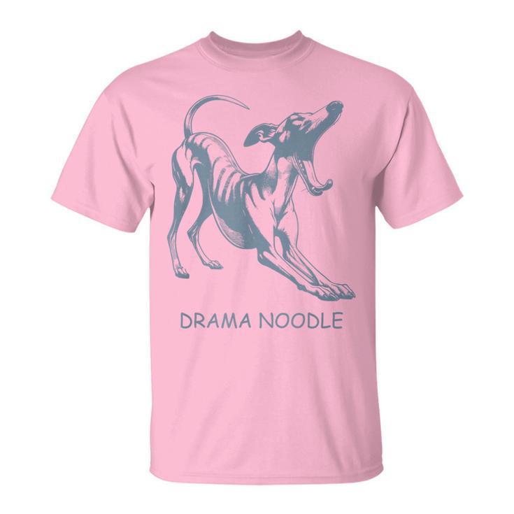 Drama Noodle Iggy Italian Greyhound Dog Lover Whippet T-Shirt