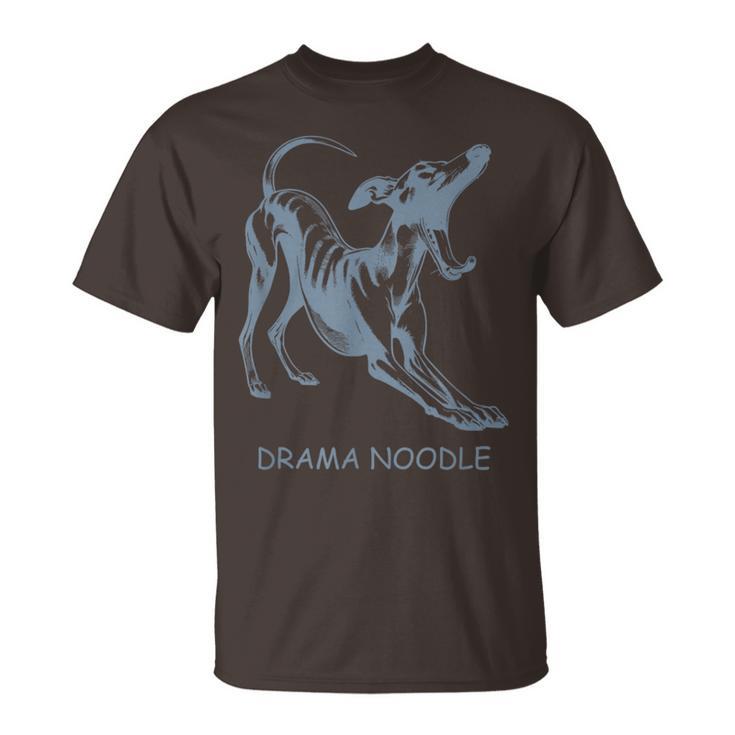 Drama Noodle Iggy Italian Greyhound Dog Lover Whippet T-Shirt