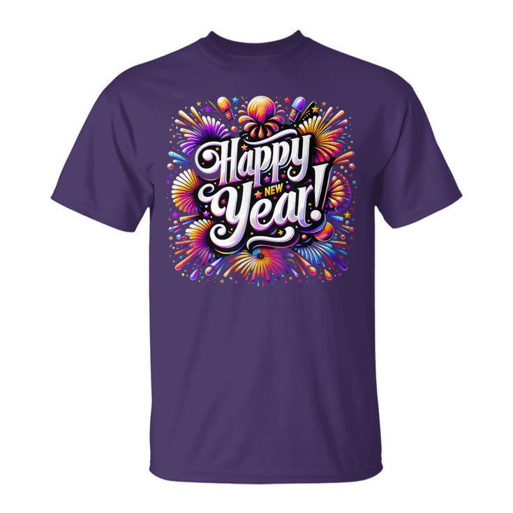 Family New Year 2026 Fireworks Matching T-Shirt