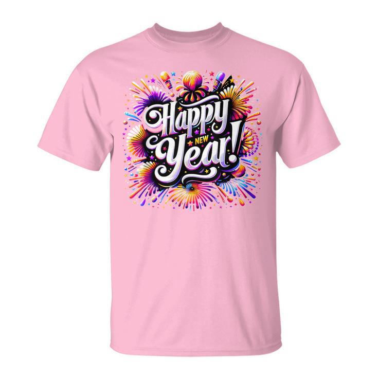 Family New Year 2026 Fireworks Matching T-Shirt