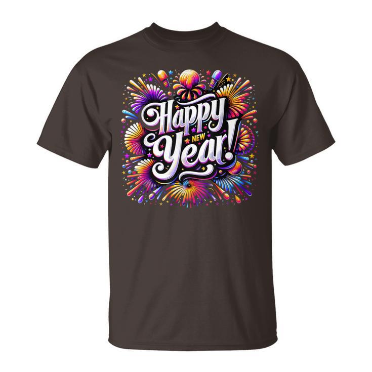 Family New Year 2026 Fireworks Matching T-Shirt