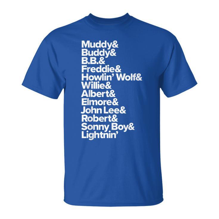 Founding Fathers Of Blues Guitar Legends Of The Blues T-Shirt