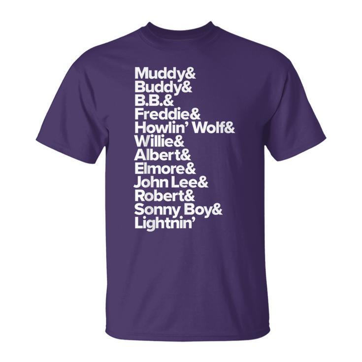 Founding Fathers Of Blues Guitar Legends Of The Blues T-Shirt