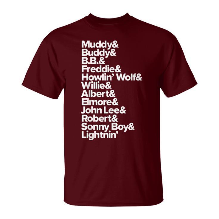 Founding Fathers Of Blues Guitar Legends Of The Blues T-Shirt