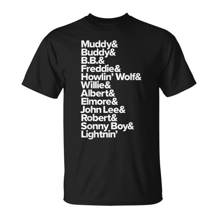 Founding Fathers Of Blues Guitar Legends Of The Blues T-Shirt