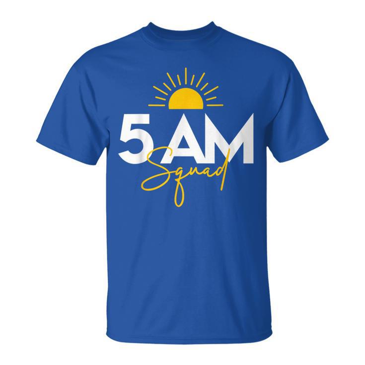 Gym Workout Lovers Fitness Crew 5 Am Squad T-Shirt