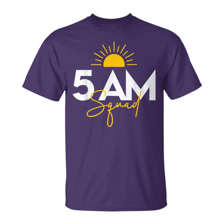 Gym Workout Lovers Fitness Crew 5 Am Squad T-Shirt