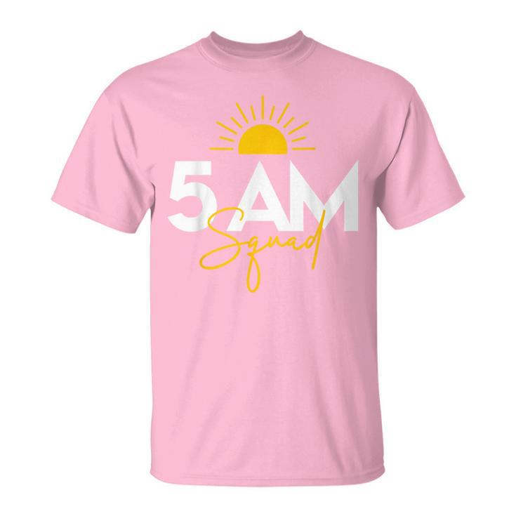 Gym Workout Lovers Fitness Crew 5 Am Squad T-Shirt