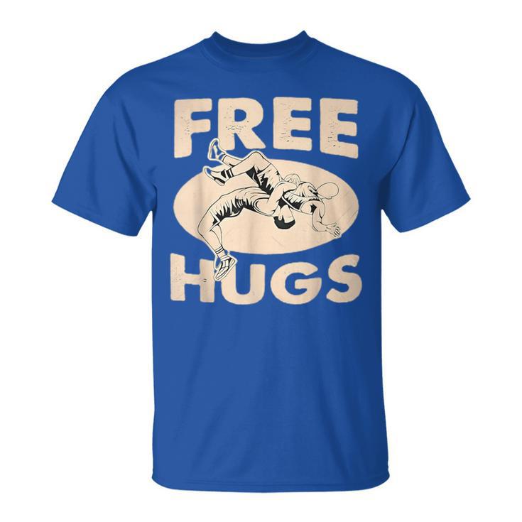 Wrestling Free Hugs Wrestling Boys T-Shirt