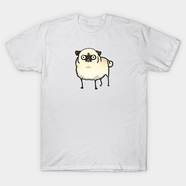 Angry Pug (fawn) T-Shirt