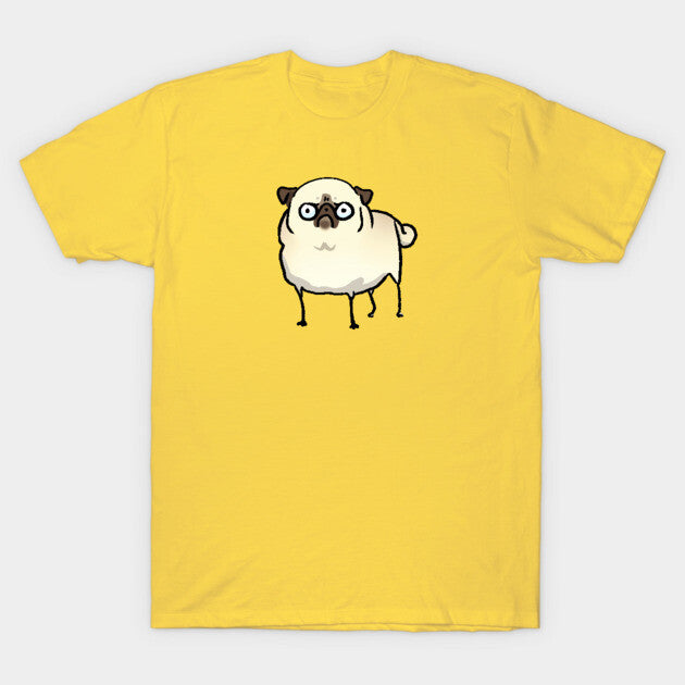 Angry Pug (fawn) T-Shirt