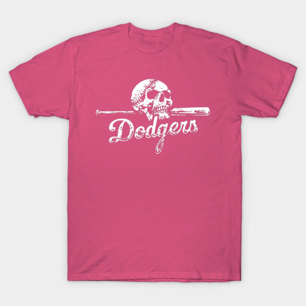 Dodgers Bat and Skull T-Shirt
