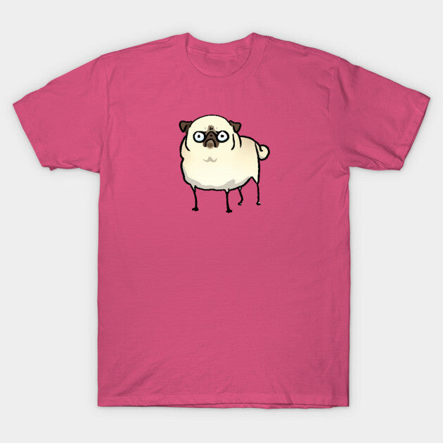 Angry Pug (fawn) T-Shirt