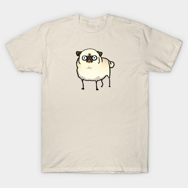 Angry Pug (fawn) T-Shirt