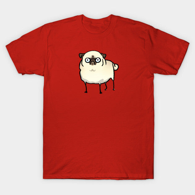 Angry Pug (fawn) T-Shirt