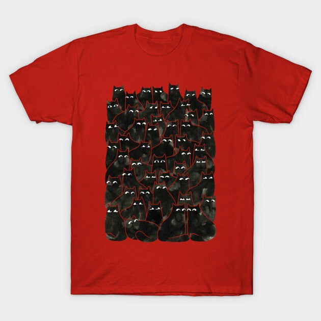 Suspicious Cats T-Shirt