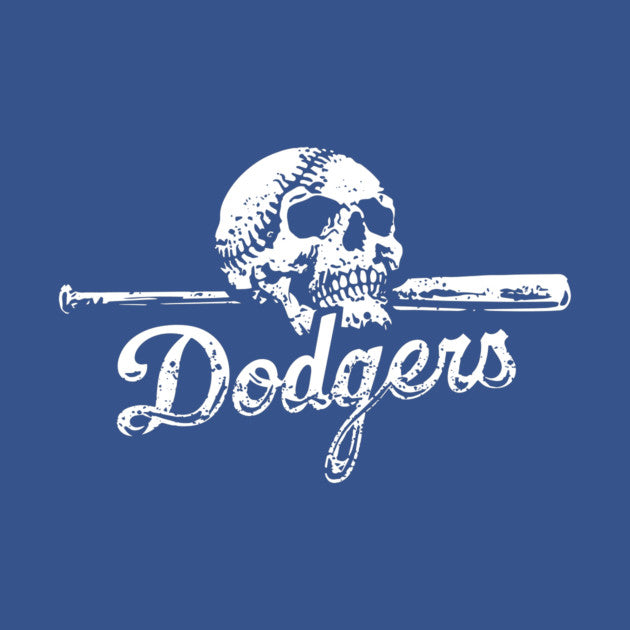 Dodgers Bat and Skull T-Shirt
