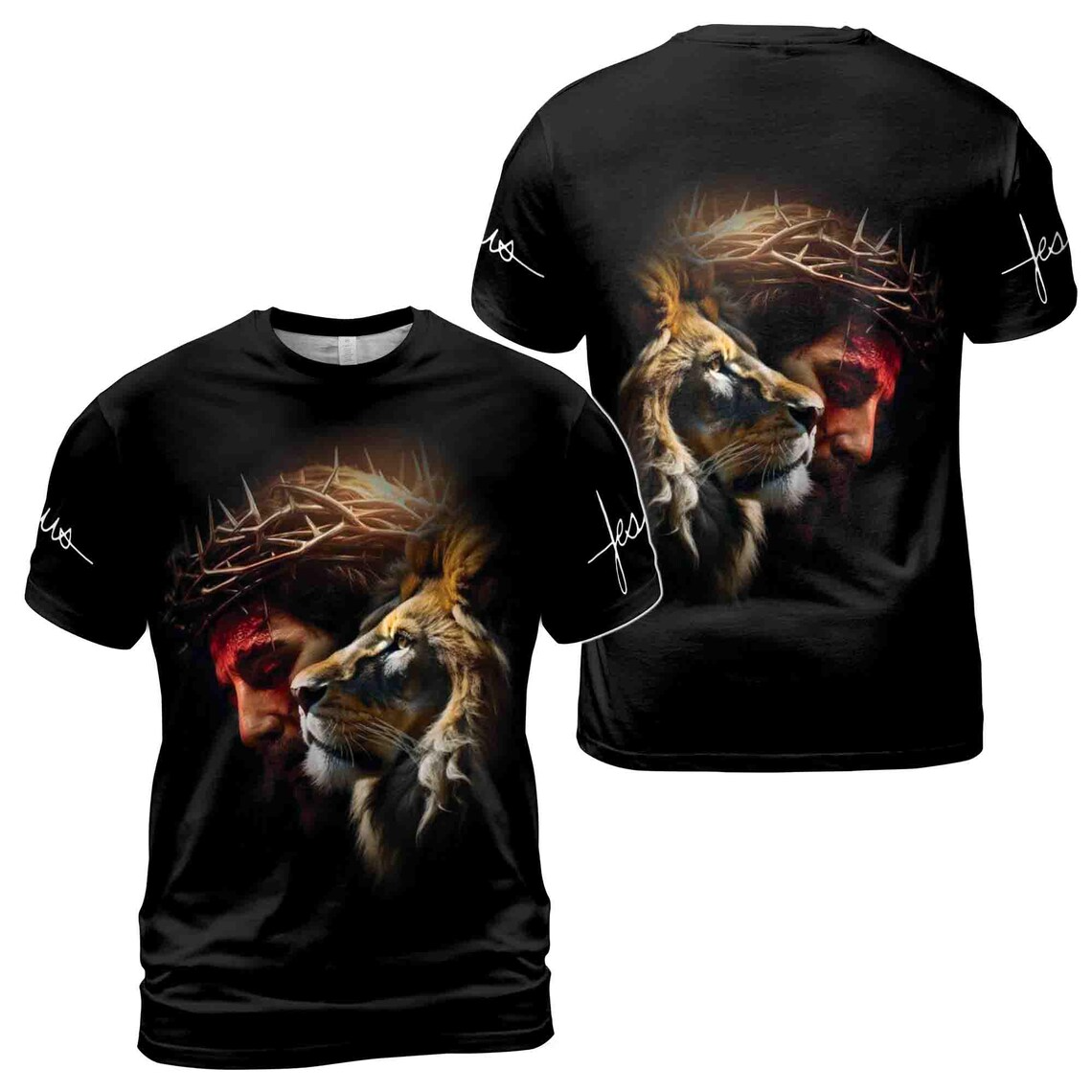 Deep In Your Mind Jesus Lion Of Judah Men's 3D T-shirt S-5XL