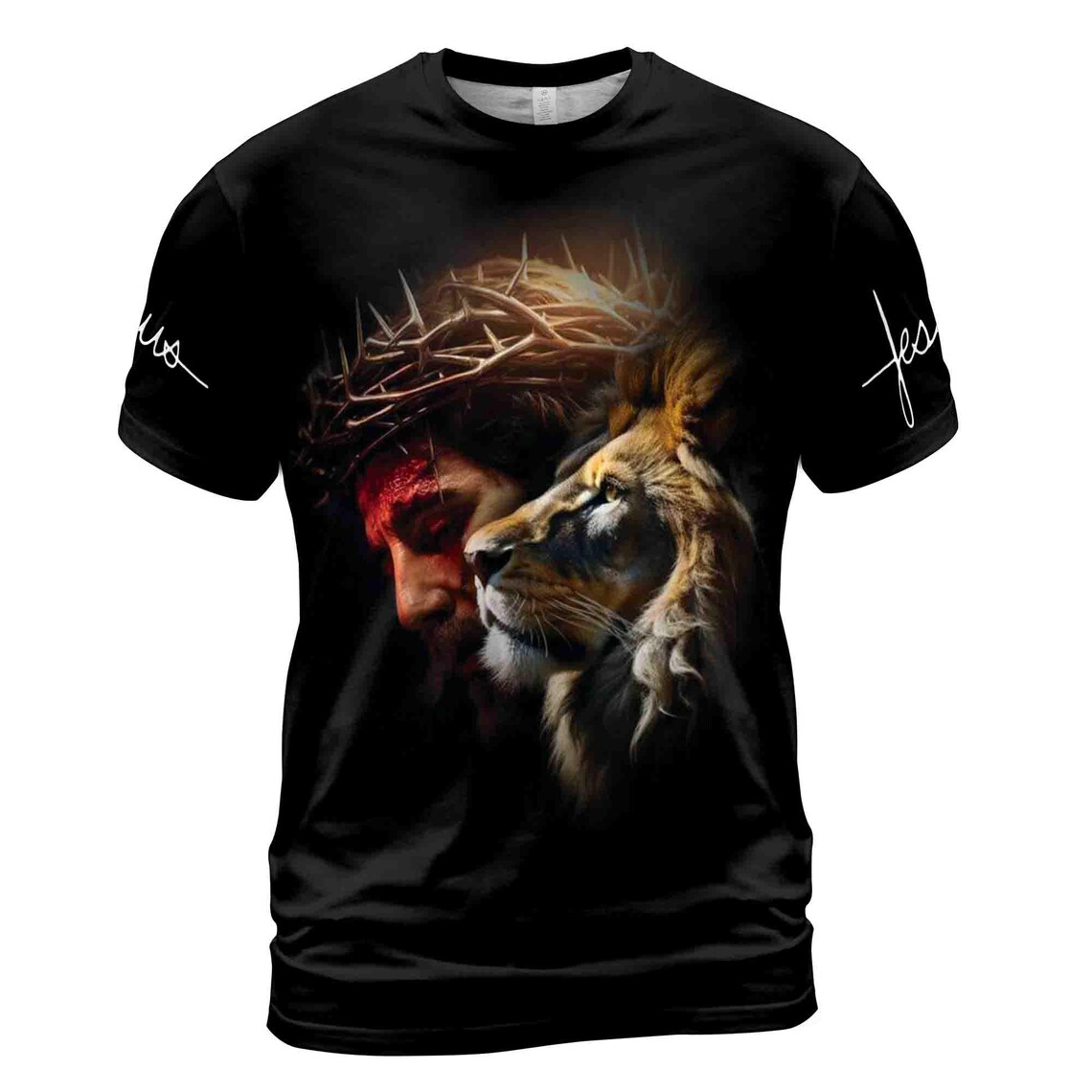 Deep In Your Mind Jesus Lion Of Judah Men's 3D T-shirt S-5XL
