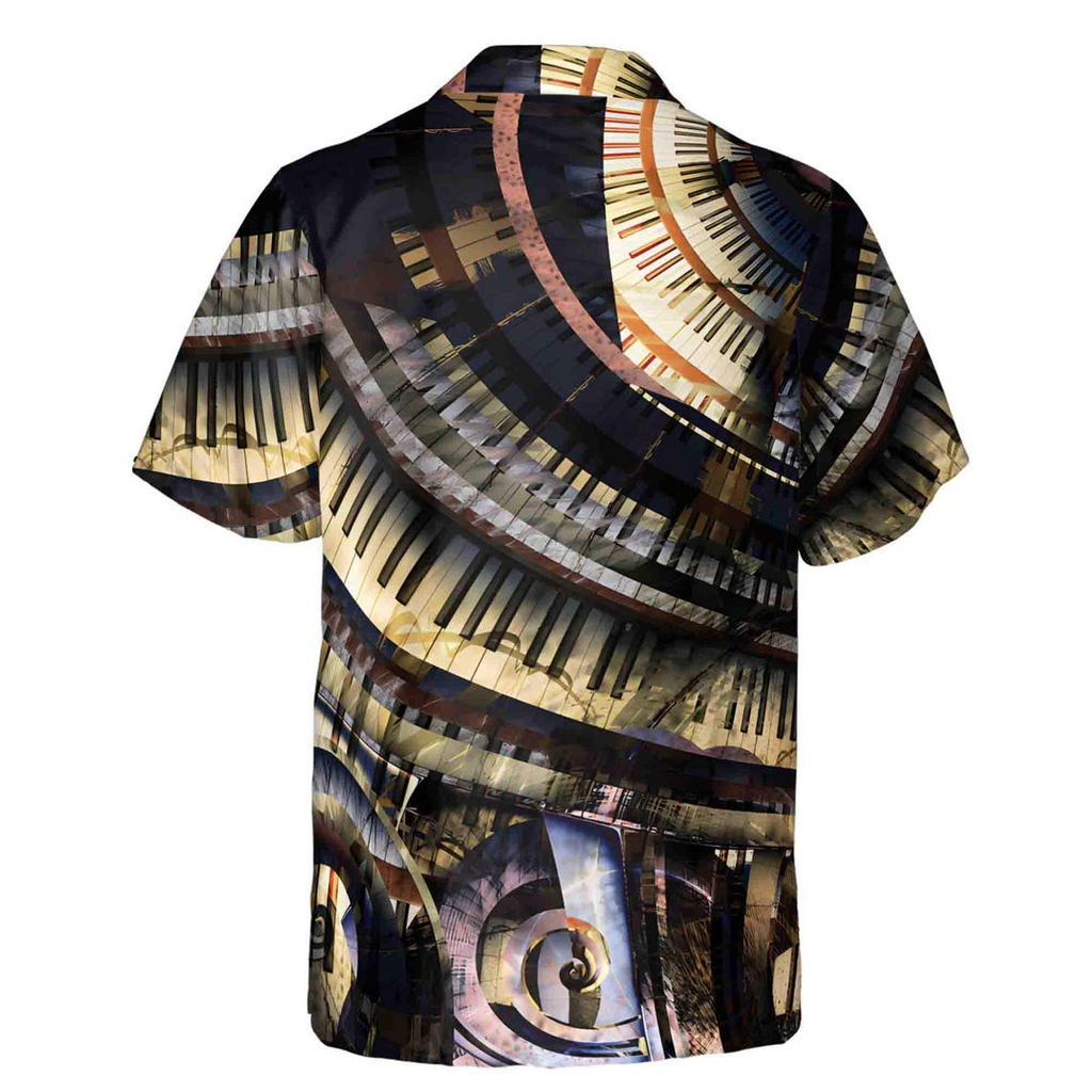 Retro Piano Ivory Vintage Hawaiian Shirts (S-5XL)