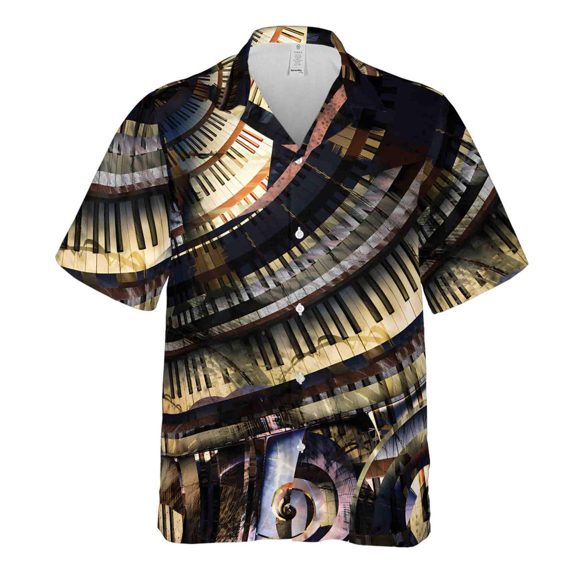 Retro Piano Ivory Vintage Hawaiian Shirts (S-5XL)