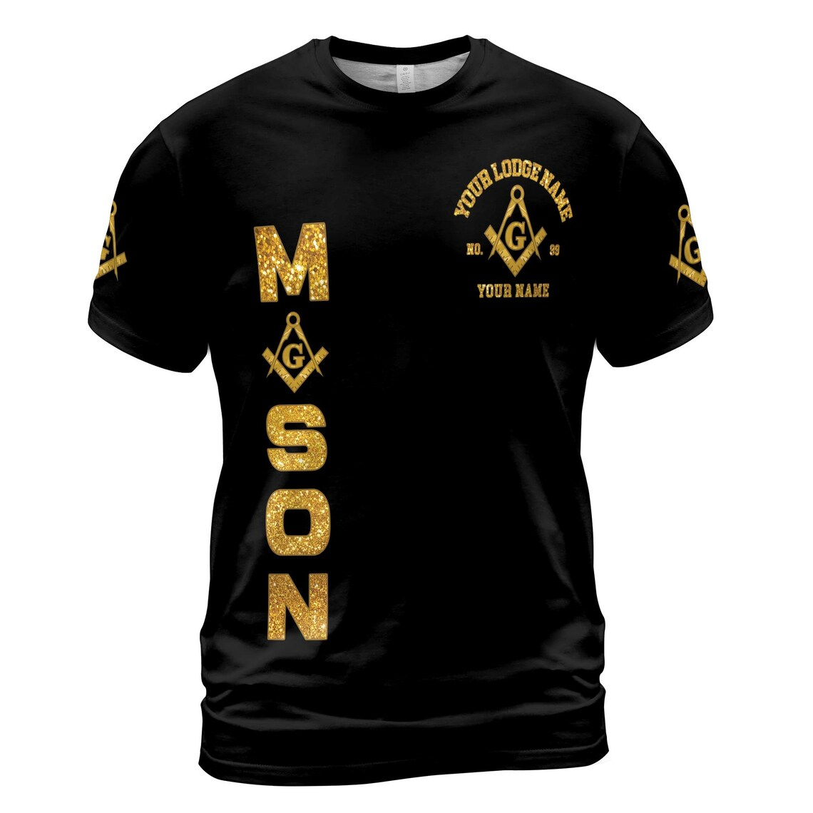 Customized Masonic PHA Riding The Goat Men's 3D T-shirt S-5XL