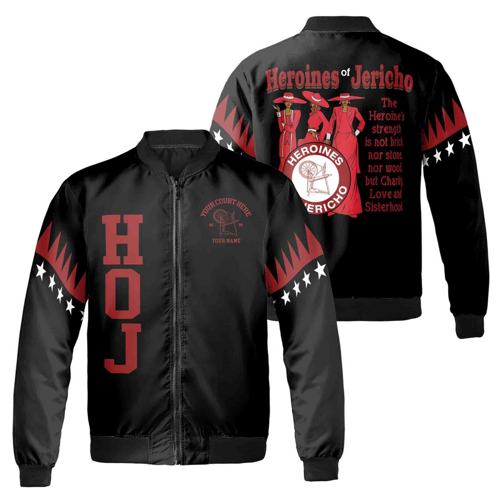 Personalized Heroines of Jericho HOJ Sisterhood Bomber Jacket (S-5XL)