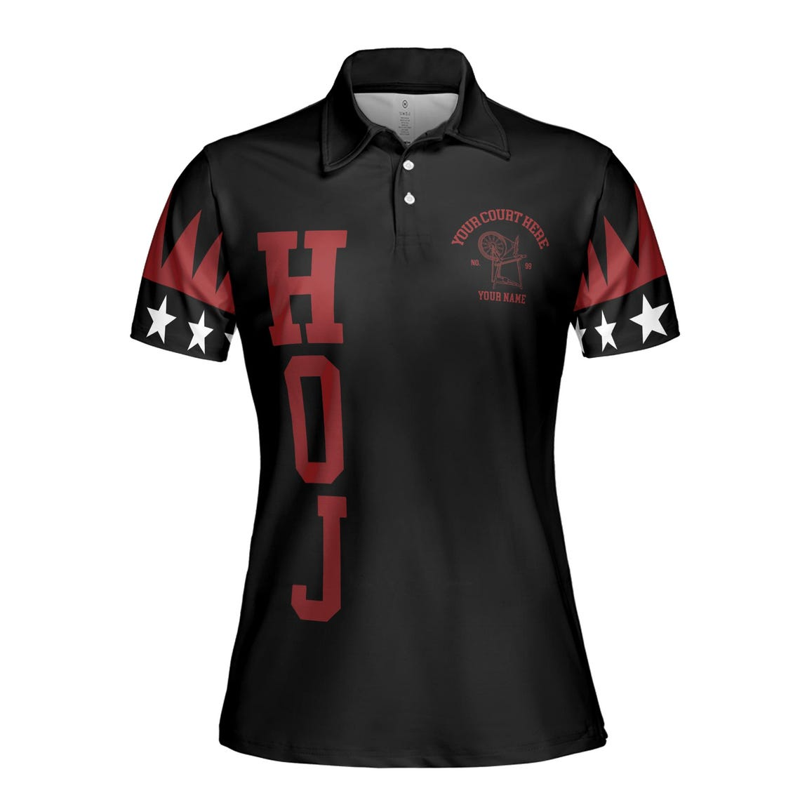 Customized Heroines of Jericho HOJ Sisterhood Women's Polo Shirt (S-5XL)