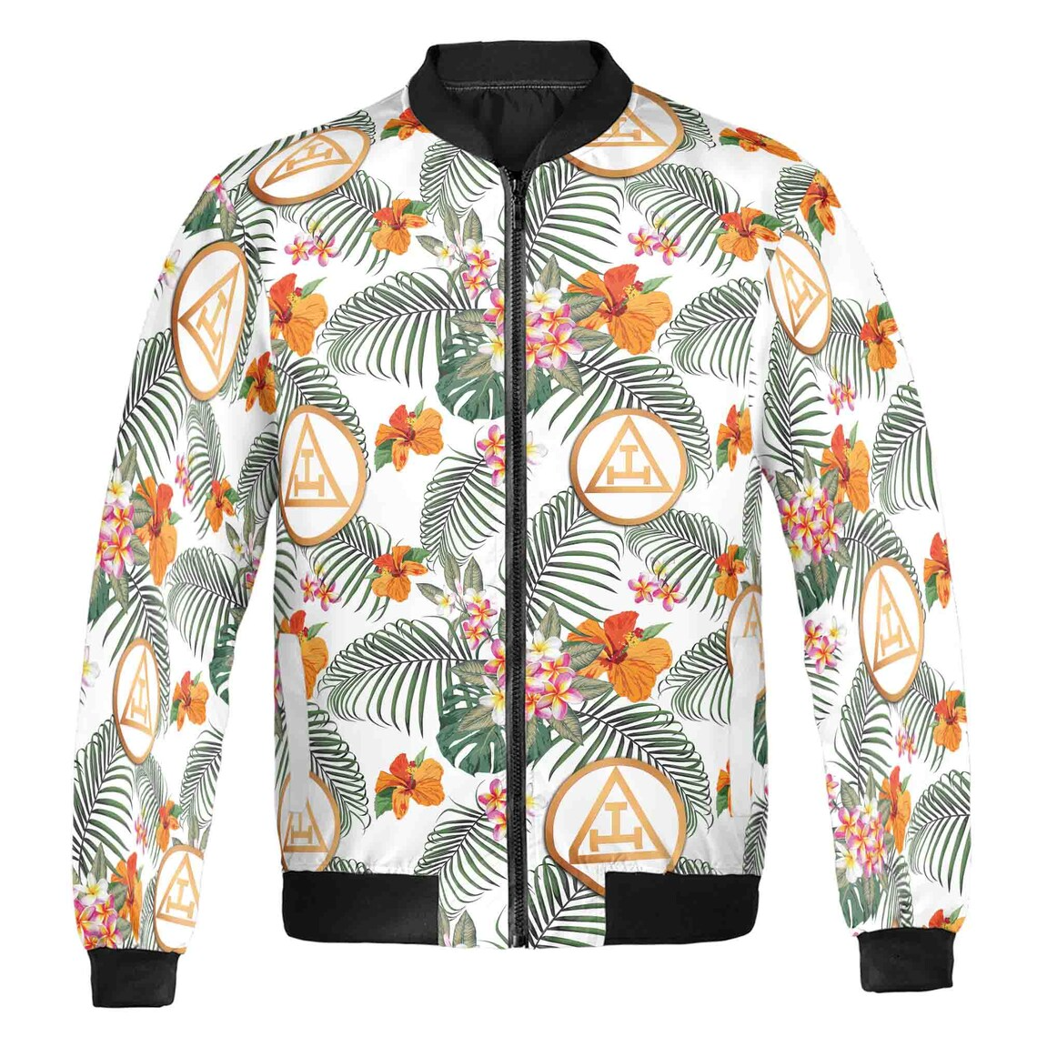 Customized Royal Arch Masonry Palm Leaf Bomber Jacket (S-5XL)