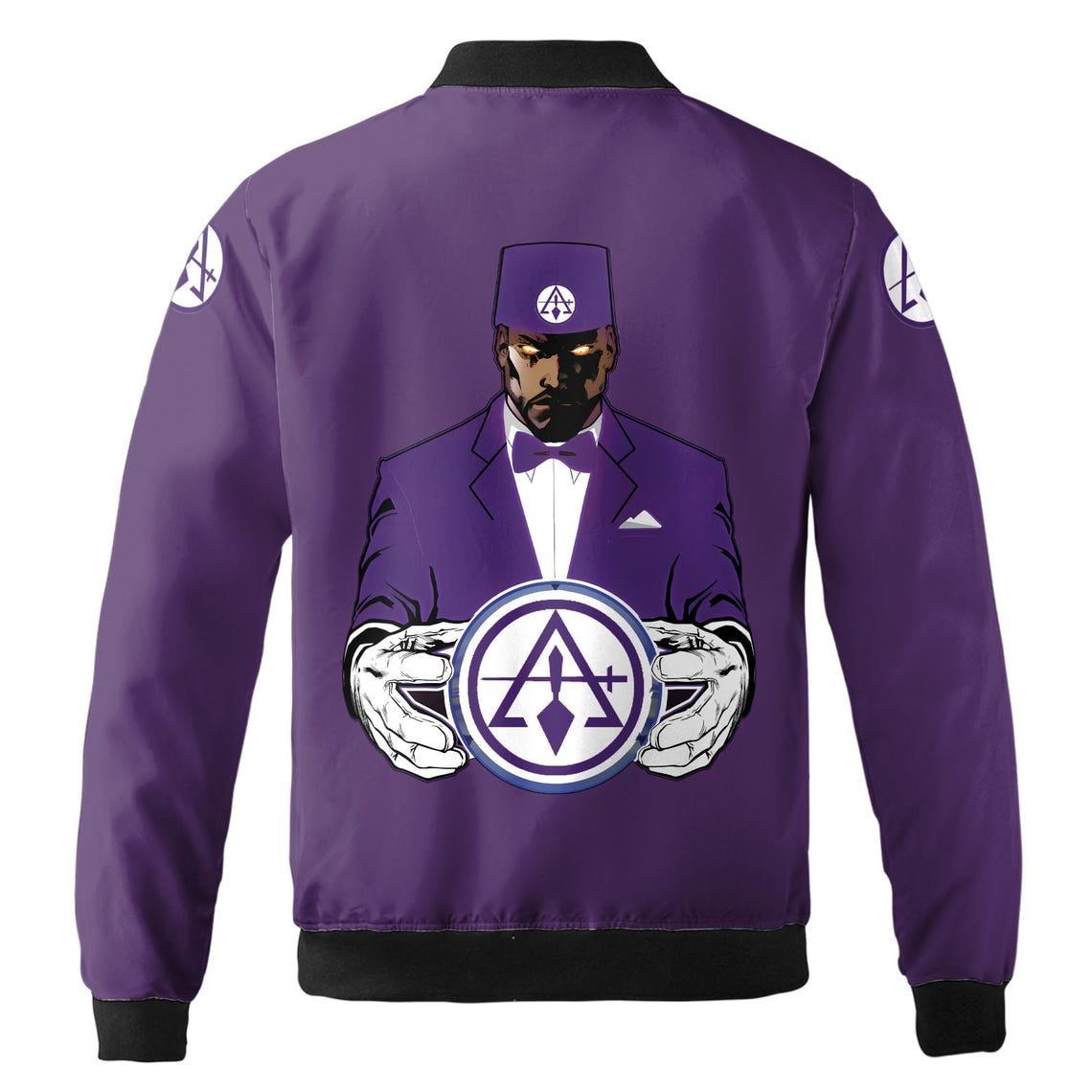 Customized Cryptic Masonry Royal and Select Master Bomber Jacket (S-5XL)