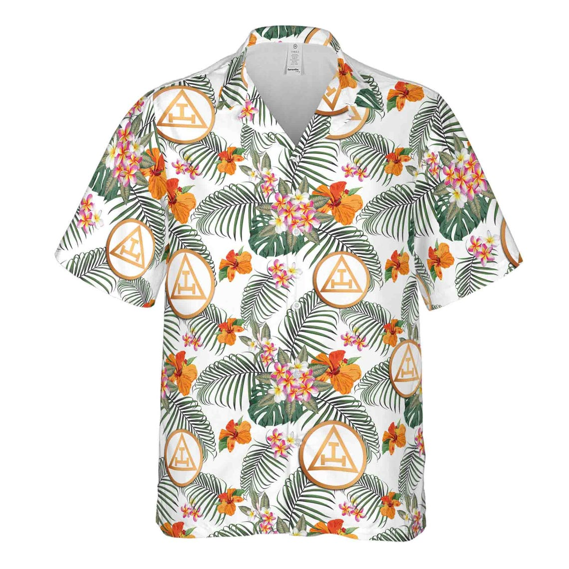 Customized Royal Arch Masonry Palm Leaf Hawaiian Shirts (S-5XL)