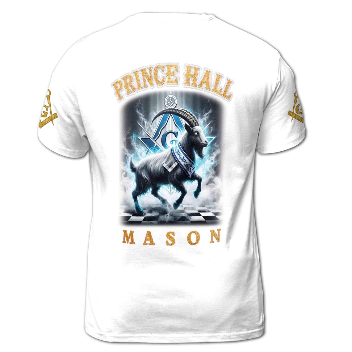 Personalized Freemason Prince Hall Custom Men's 3D T-shirt S-5XL