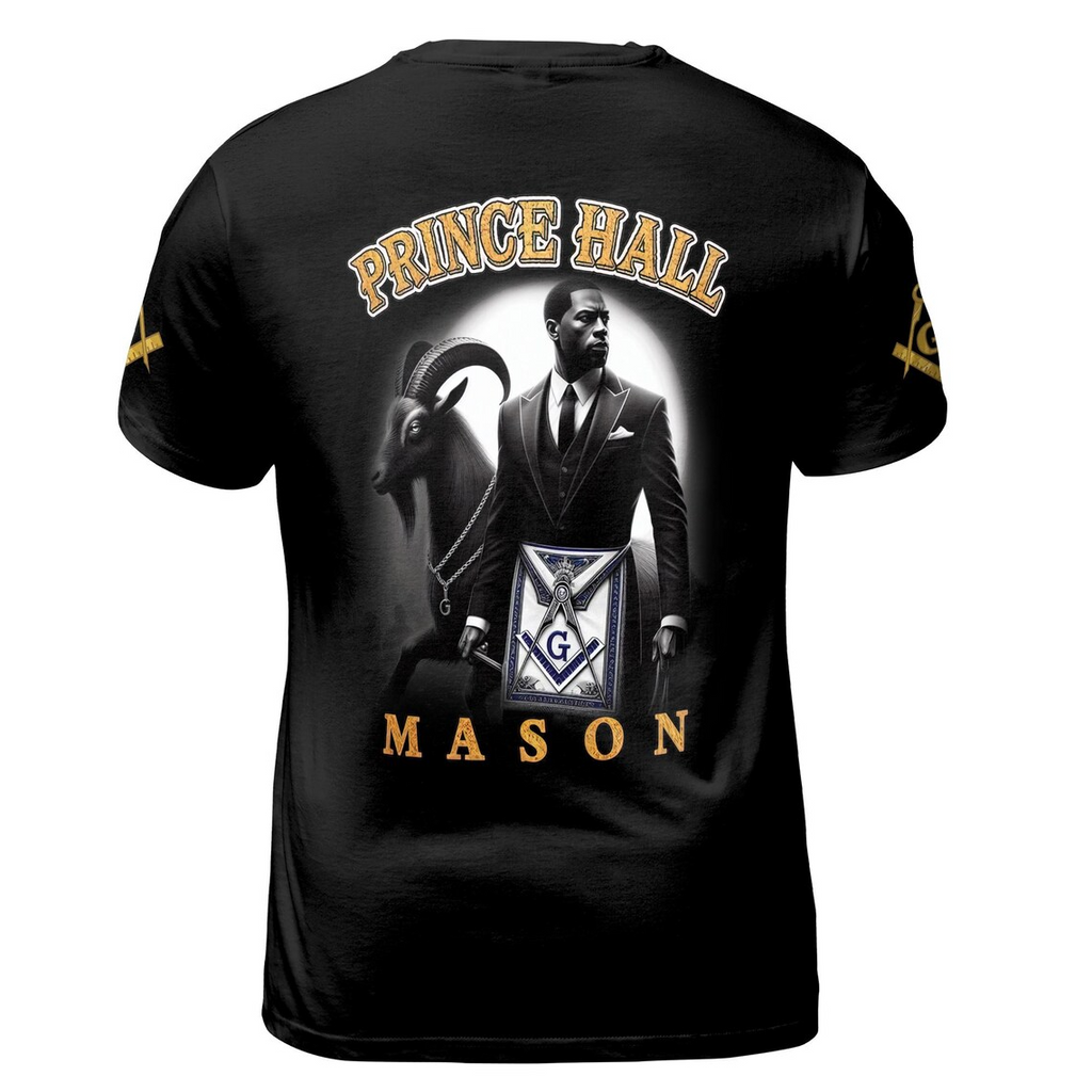 Customized Masonic PHA Riding The Goat Men's 3D T-shirt S-5XL