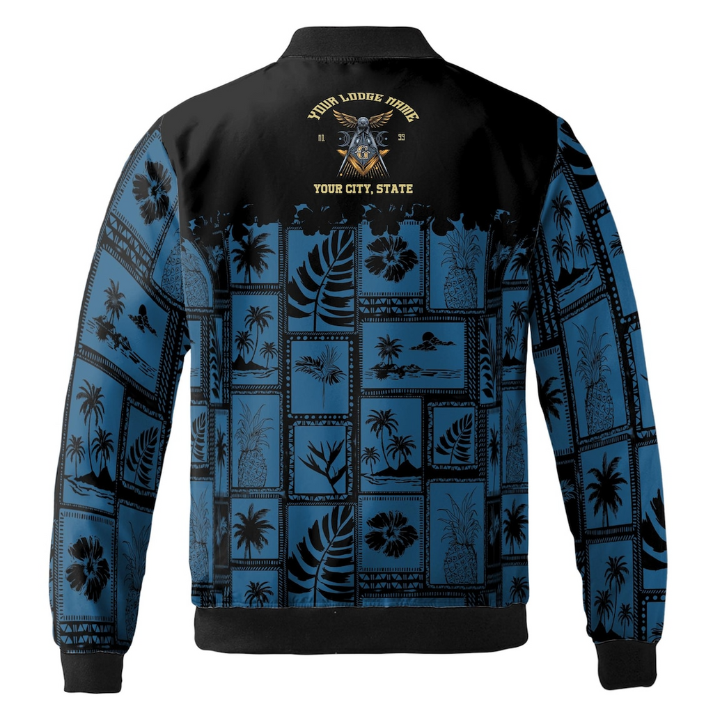 Customized Freemasonry Masonic Vintage Picture Bomber Jacket (S-5XL)