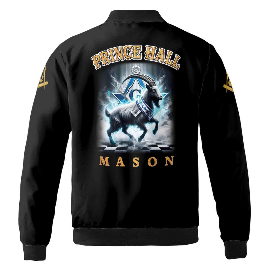Personalized Freemason Prince Hall Custom Bomber Jacket (S-5XL)