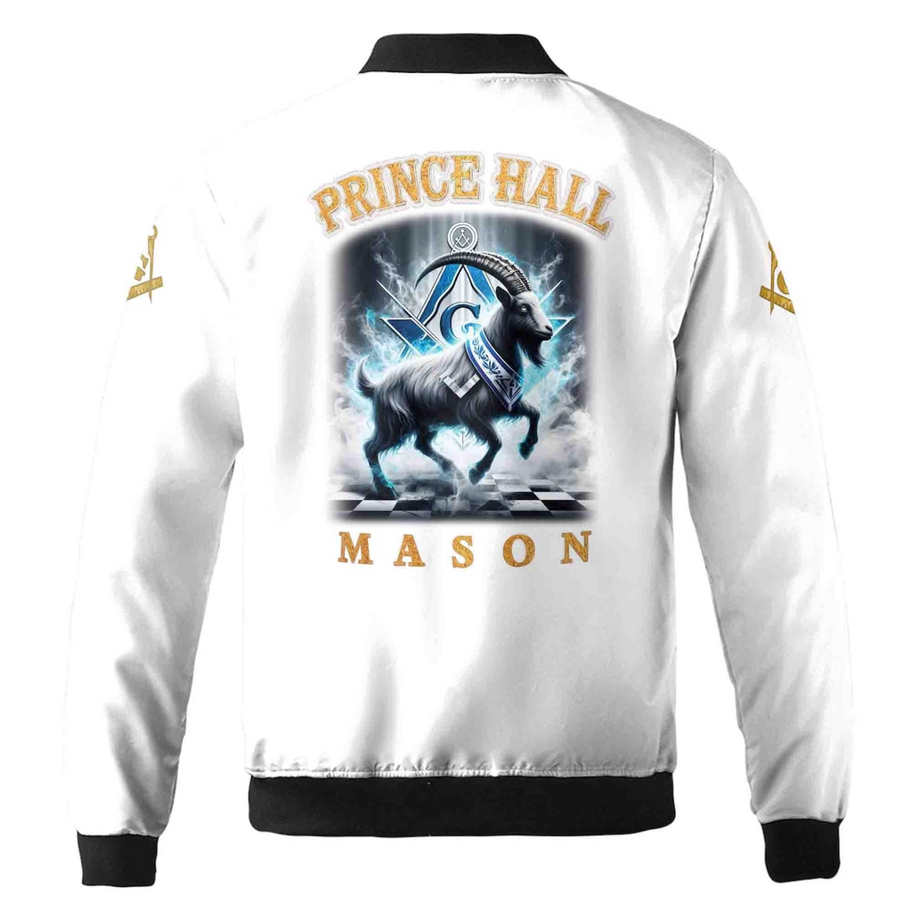 Personalized Freemason Prince Hall Custom Bomber Jacket (S-5XL)