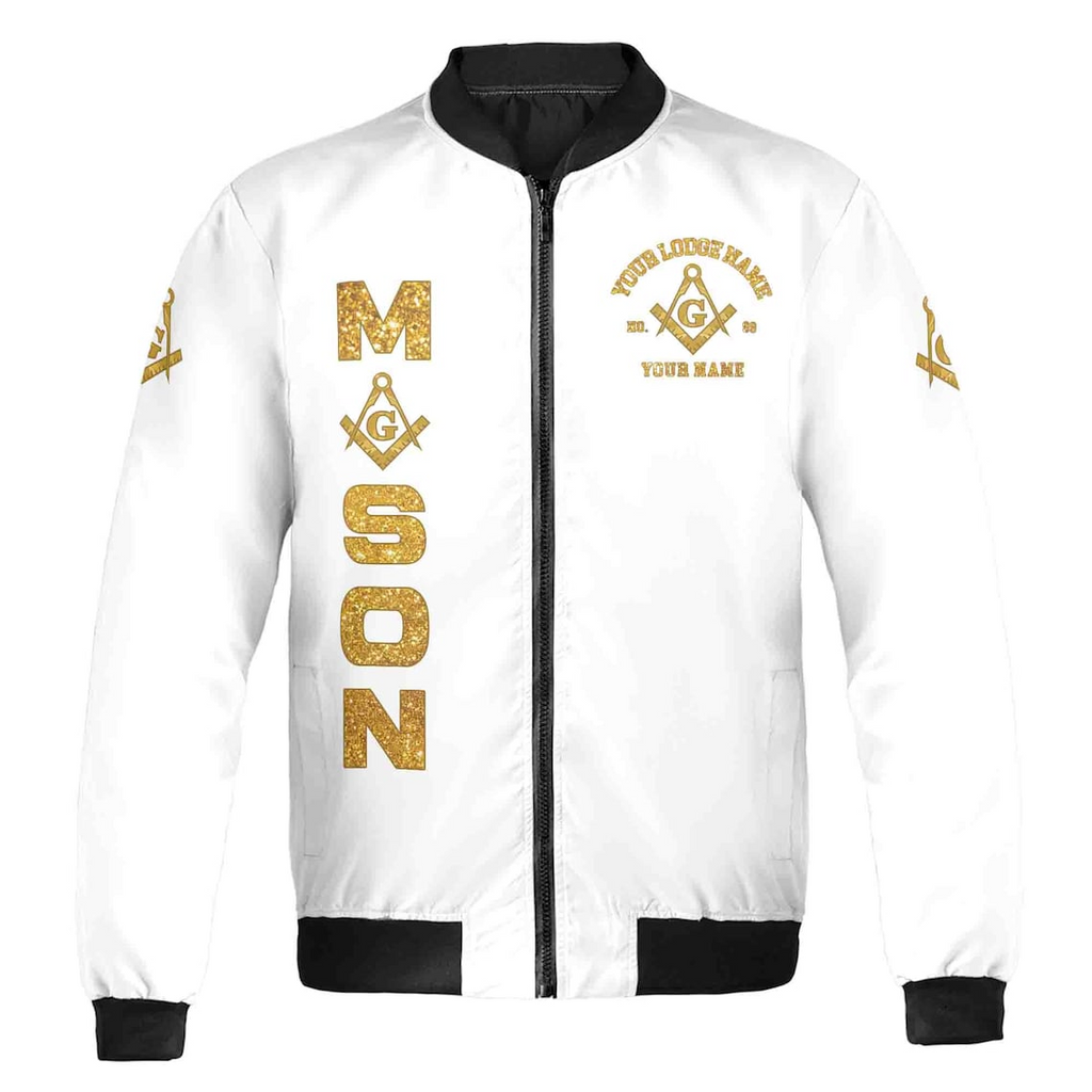 Personalized Freemason Prince Hall Custom Bomber Jacket (S-5XL)