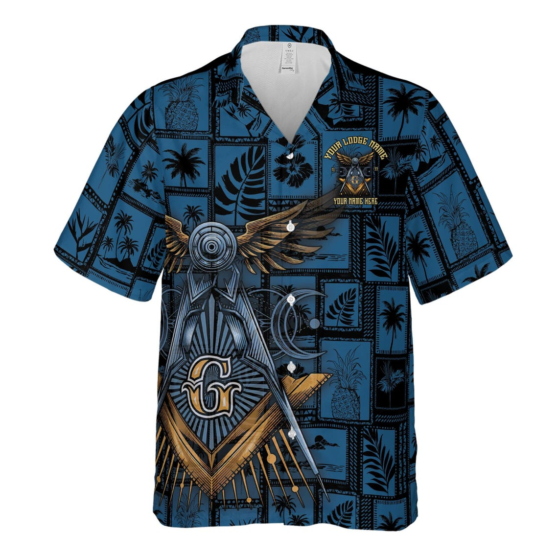 Customized Freemasonry Masonic Vintage Picture Hawaiian Shirts (S-5XL)