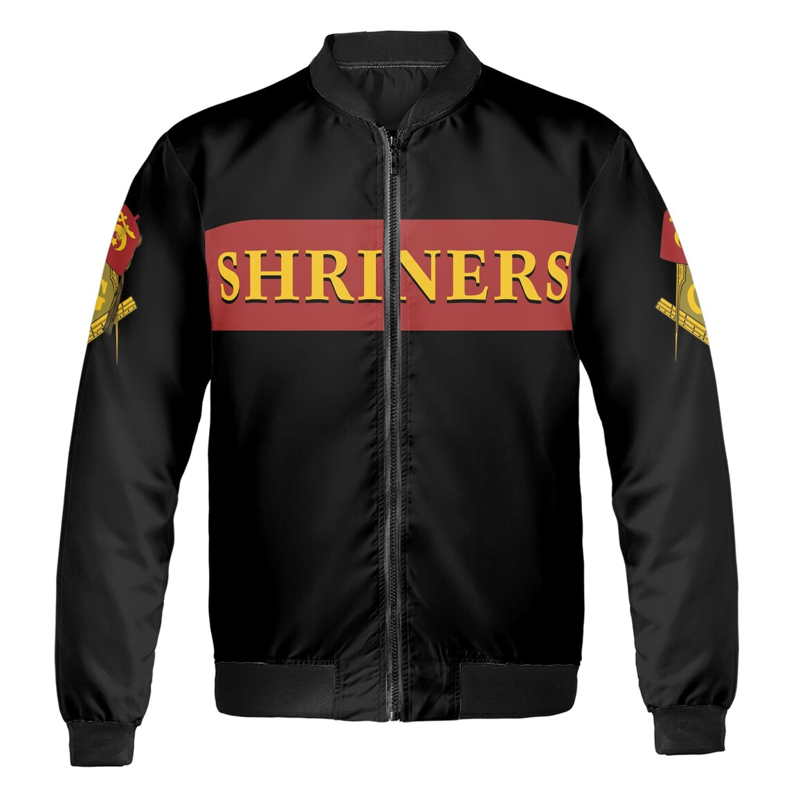 Personalized Shriners With Mason Noble Shriner Bomber Jacket (S-5XL)