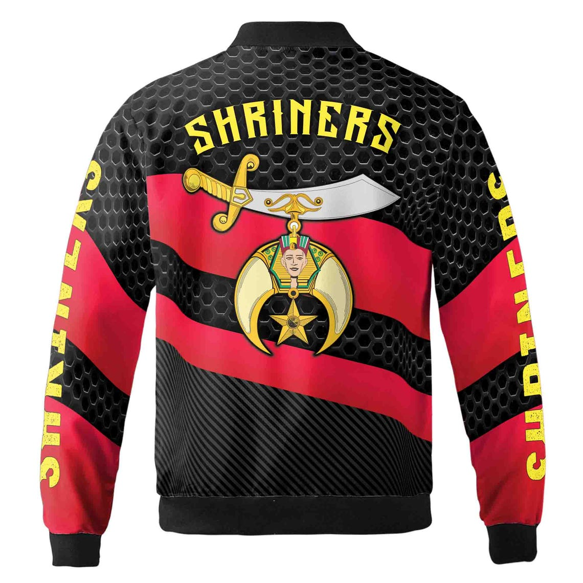 Custom Name Shriners Emblem Proud To Be A Shriner Bomber Jacket (S-5XL)
