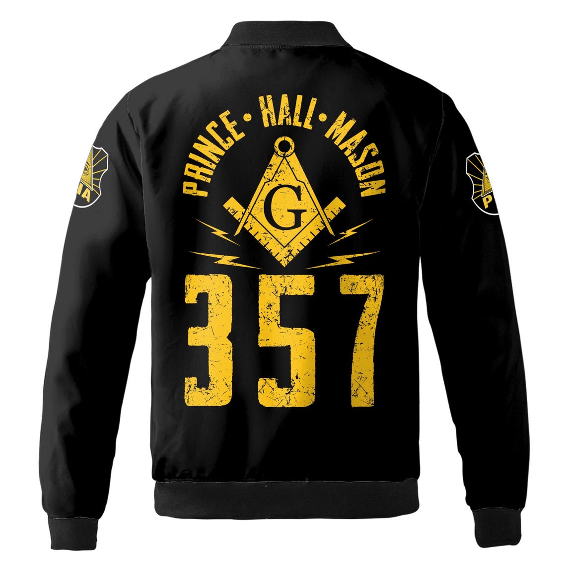 Personalized Light From East Prince Hall Mason 357 Bomber Jacket (S-5XL)