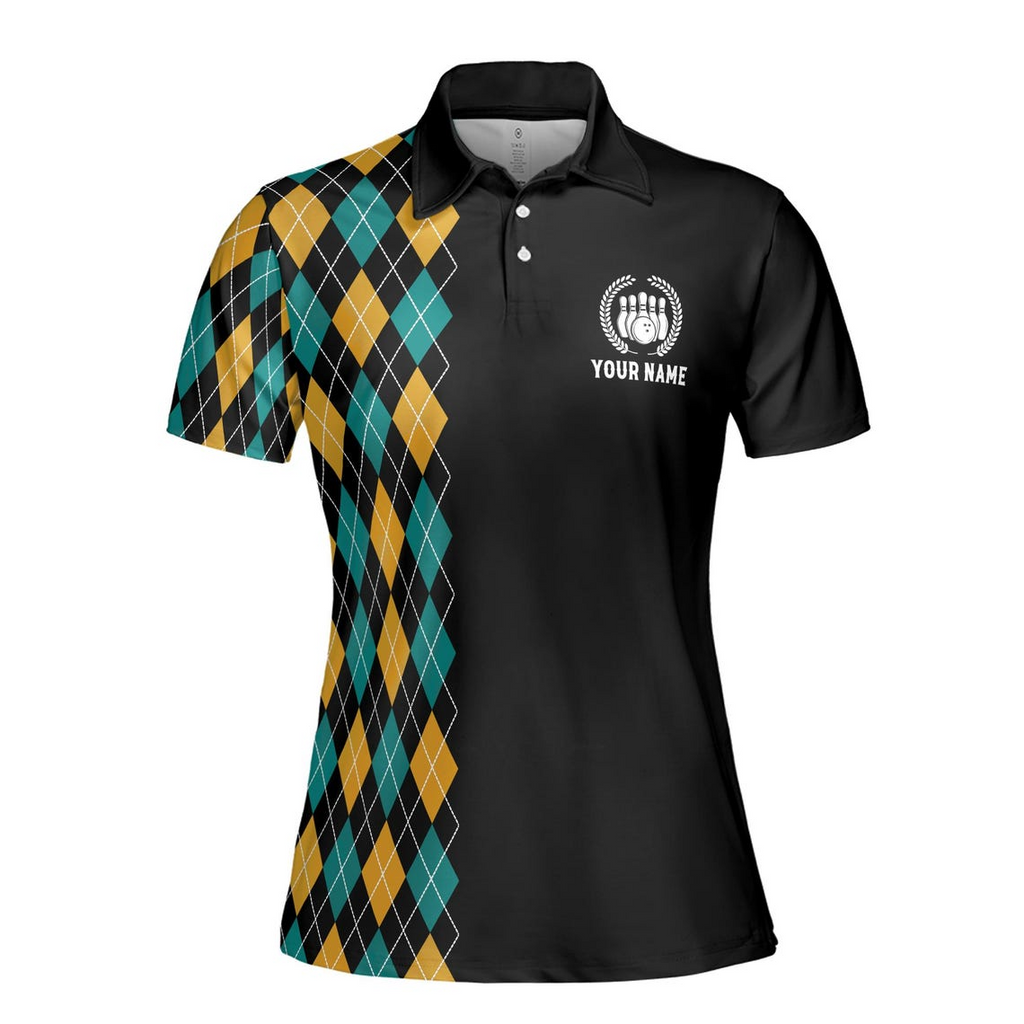 Custom Retro Vibe Rolling With My Homies Bowling Women's Polo Shirt (S-5XL)