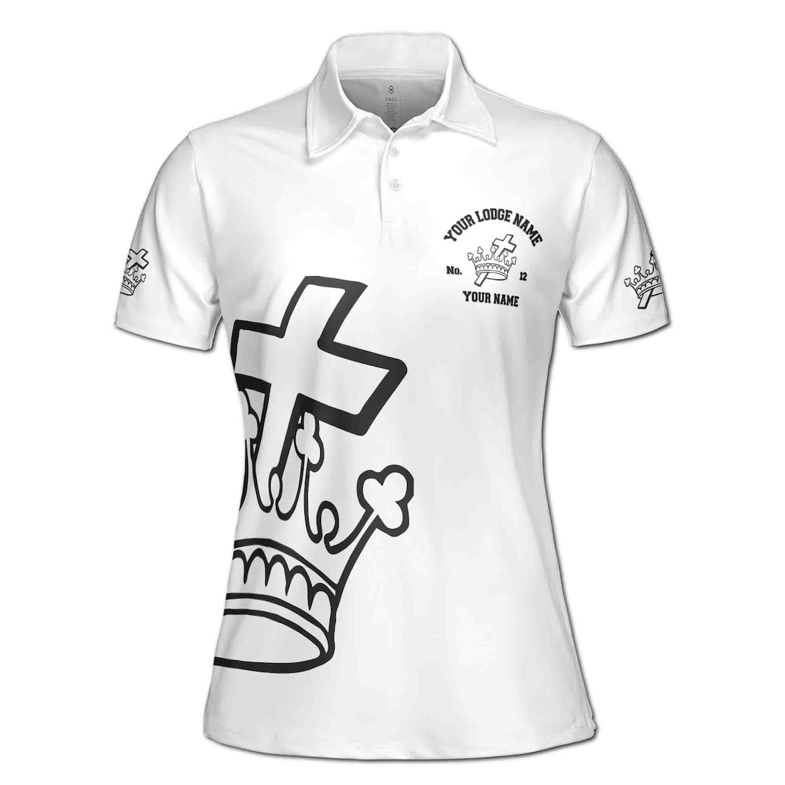 Customize Name Freemasonry Lady Knights Templar Freemasonry Women's Polo Shirt (S-5XL)