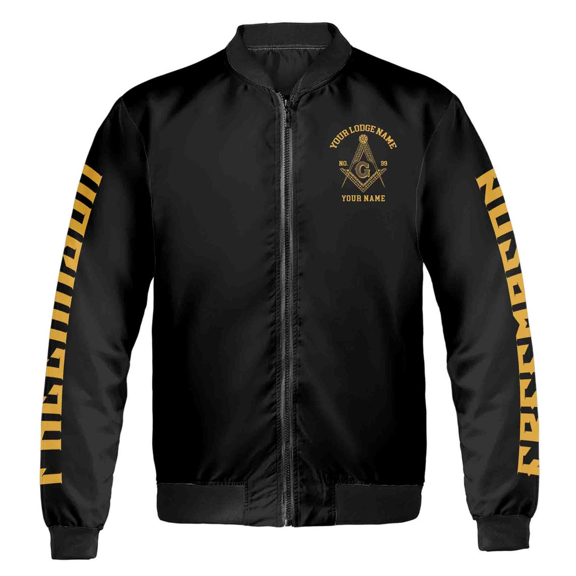 Customized I Am A Traveler Freemason Masonic Bomber Jacket (S-5XL)